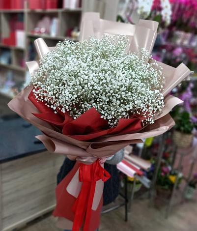 Букет цветов из: Гипсофила в Суде