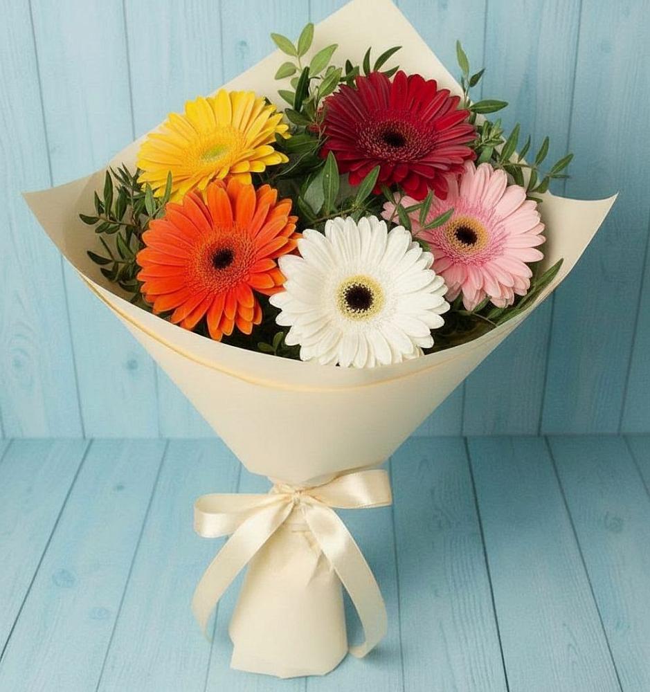 Букет цветов из: Герберы в Суде