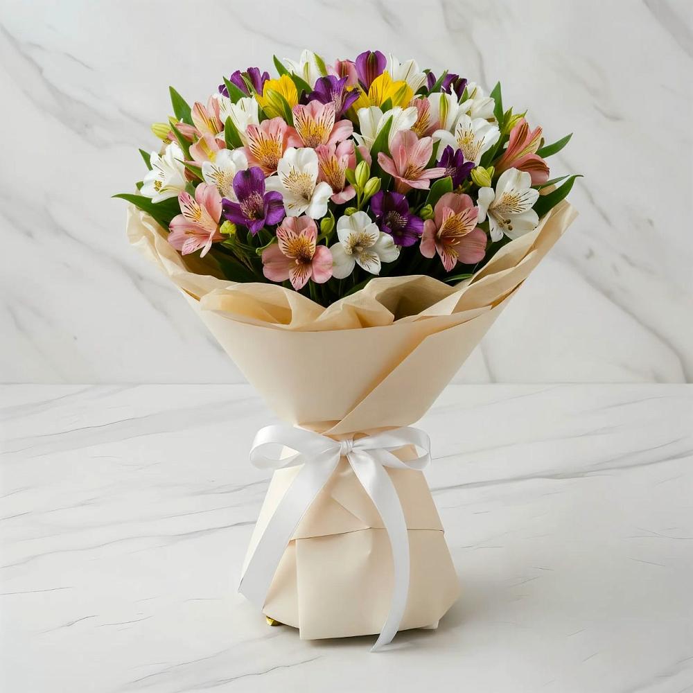 Букет цветов из: Альстромерии в Суде