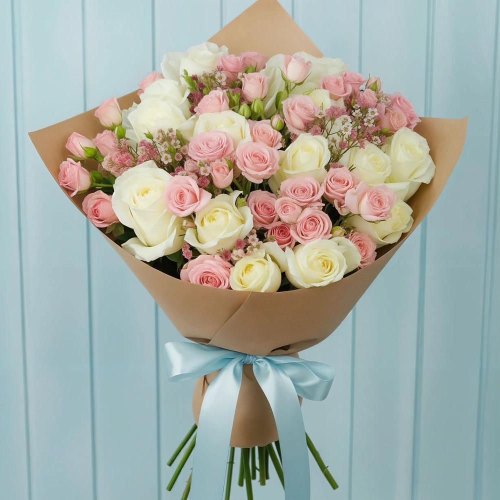 Букет цветов из: Розы в Суде