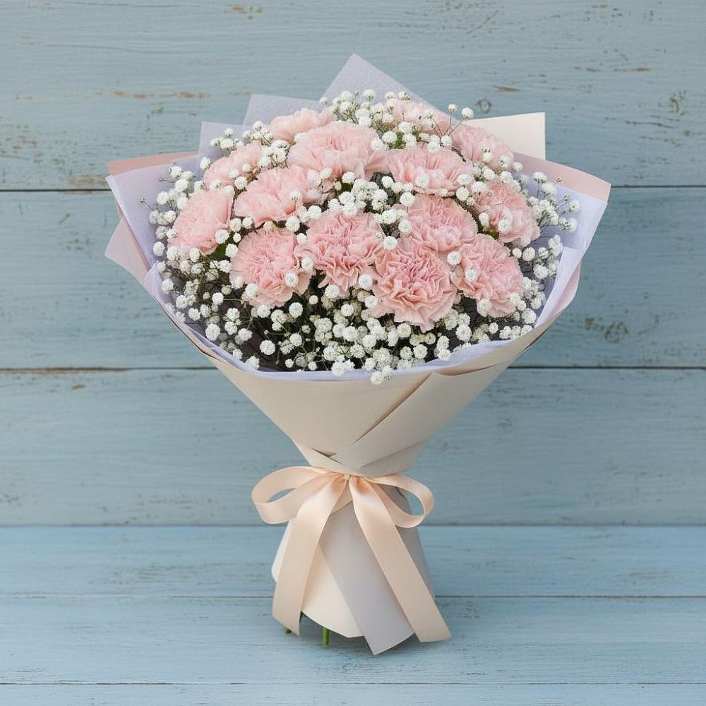 Букет цветов из: Гвоздики в Суде