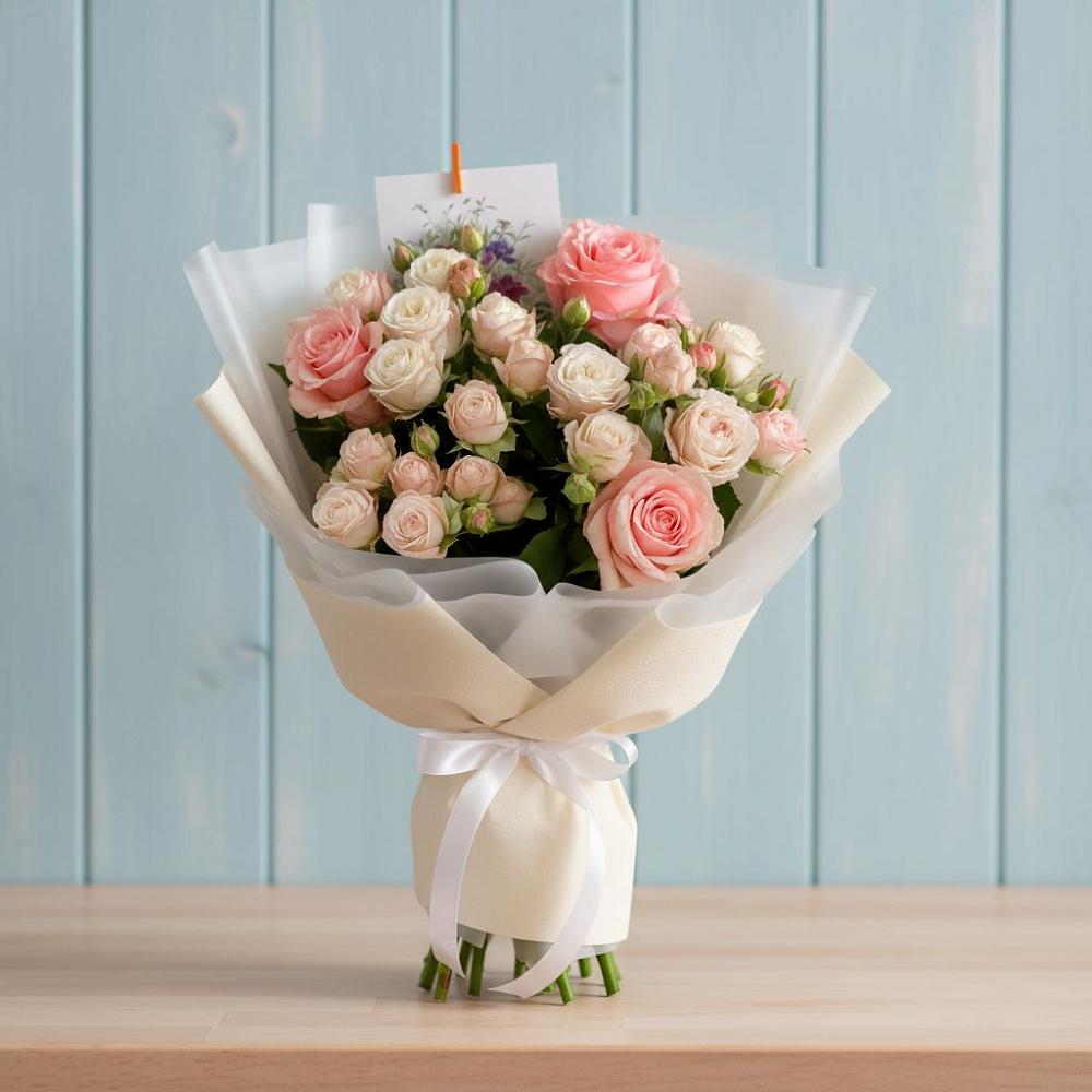 Букет цветов из: Розы в Суде