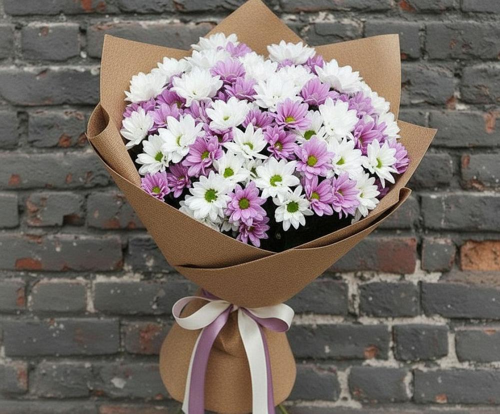 Букет цветов из: Хризантемы в Суде