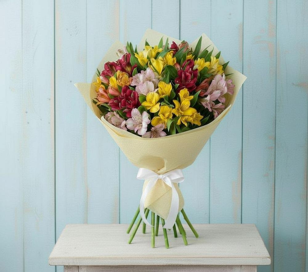 Букет цветов из: Альстромерии в Суде